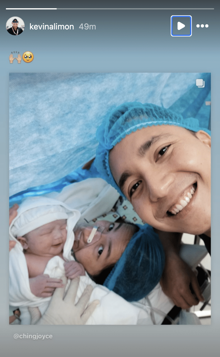 Joyce Ching gives birth to first child